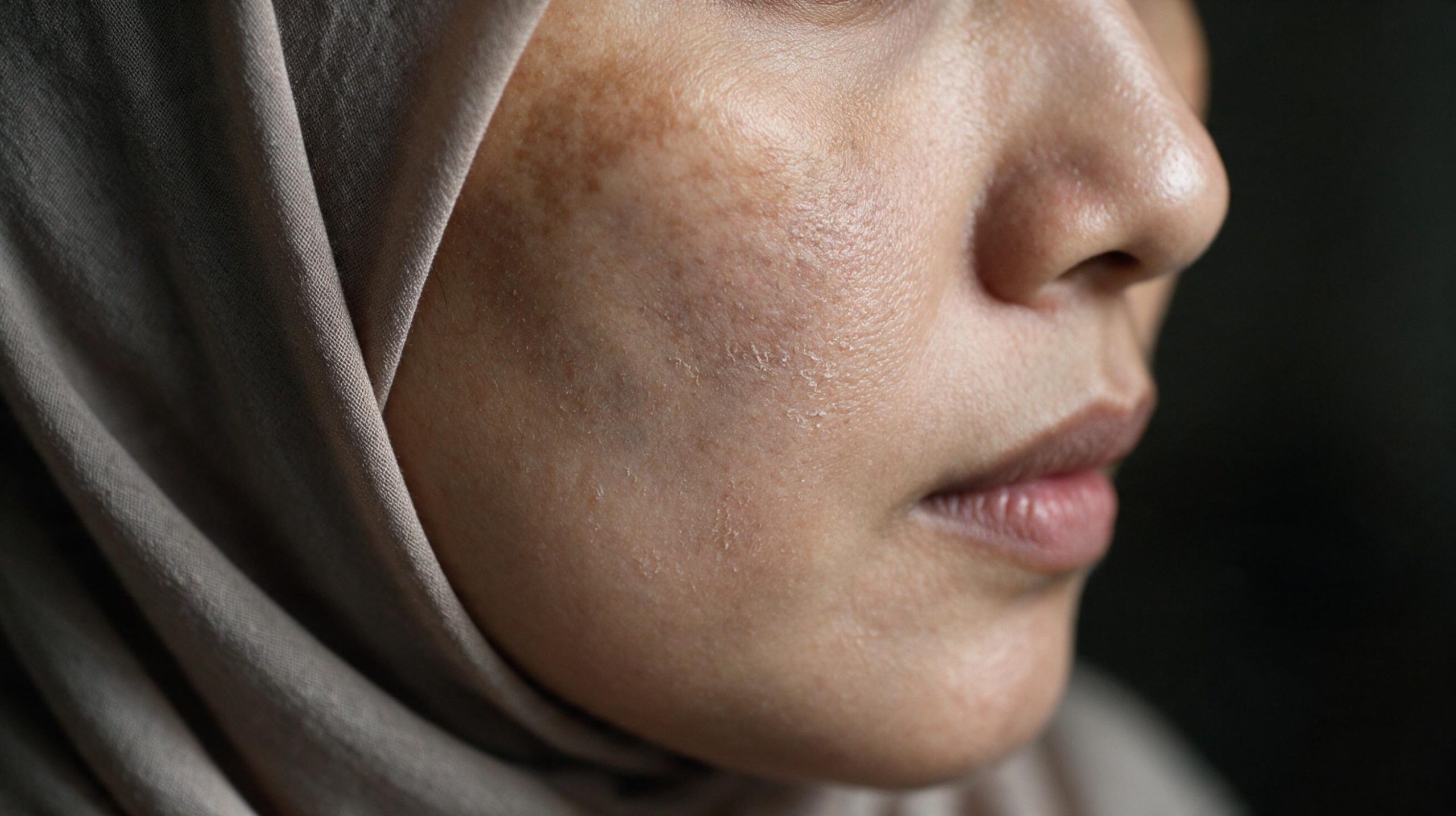 Kulit muka kusam dan tona tak sekata